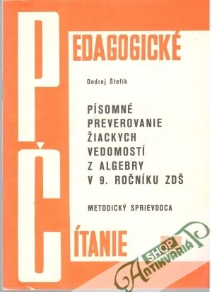 Pedagogické čítanie - Štefík Ondrej