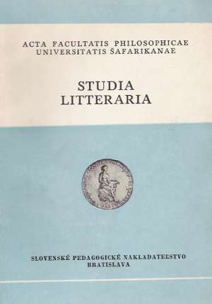 Studia litteraria - Kolektív autorov