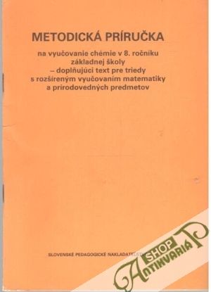 Metodická príručka na vyučovanie chémie v 8. ročníku ZŠ - Beneš, Černá, Pumpr, Šebestík