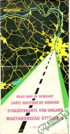 Road Map of Hungary - Kolektív autorov