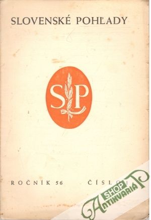 Slovenské pohľady 1/1940 - Kolektív autorov