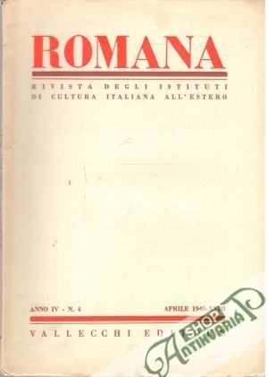 Romana - Anno IV - N. 4 - Kolektív autorov