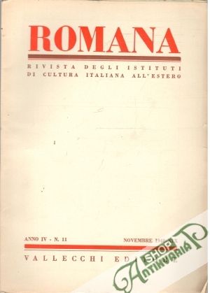 Romana - Anno IV - N. 11 - Kolektív autorov