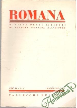 Romana - Anno IV - N. 5 - Kolektív autorov