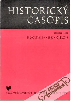 Historický časopis 6/1982 - Kolektív autorov