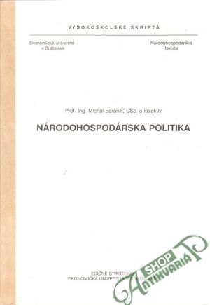 Národohospodárska politika - Baránik Michal a kolektív