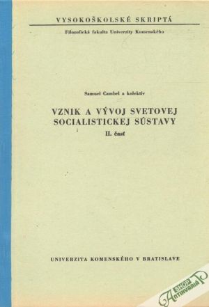 Vznik a vývoj svetovej socialistickej sústavy II. - Cambel Samuel a kolektív autorov