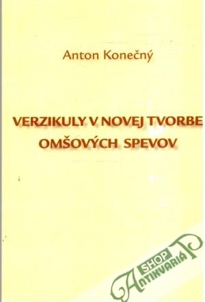 Verzikuly v novej tvorbe omšových spevov - Konečný Anton