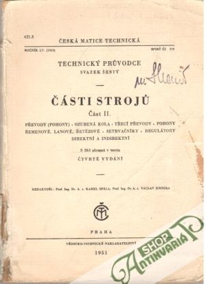 Části strojů II. - Kolektív autorov