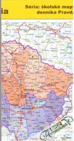 Slovensko - mapa územno - správneho usporiadania - Kolektív autorov