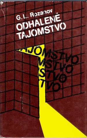 Odhalené tajomstvo - Rozanov G. L.