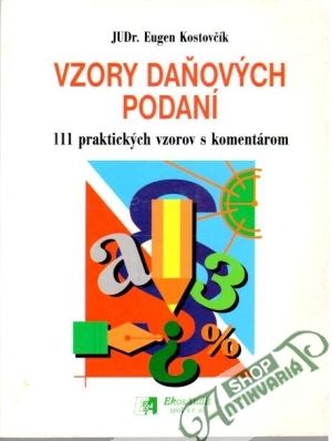 Vzory daňových podaní - Kostovčík Eugen
