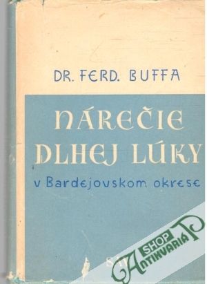 Nárečie Dlhej Lúky v Bardejovskom okrese - Buffa Ferdinand