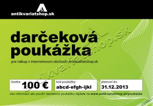 Darčeková poukážka - 100 €