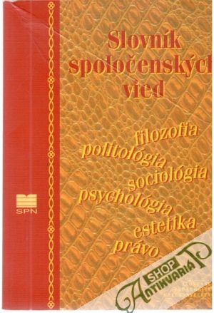 Slovník spoločenských vied - Kolektív autorov
