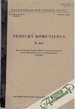 Vedecký komunizmus II. diel - Kolektív autorov