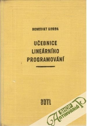 Učebnice lineárního programování - Korda Benedikt