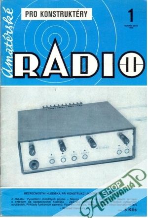 Amatérské radio 1/1986 - Kolektív autorov
