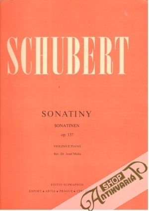 Schubert - Sonatiny op. 137 - Micka Josef