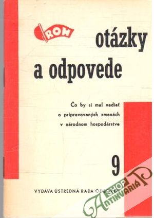 Otázky a odpovede 9 - Kolektív autorov