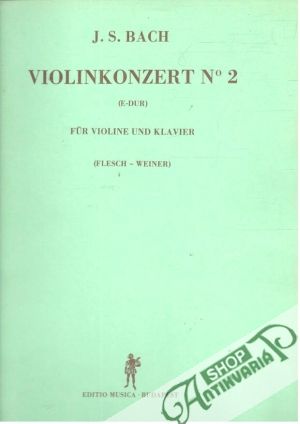 Violinkonzert N. 2 - J. S. Bach - Kolektív autorov