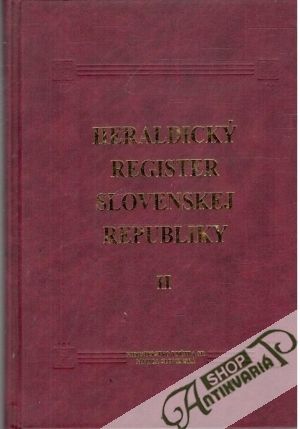 Heraldický register slovenskej republiky II. - Kartous Peter, Vrteľ Ladislav