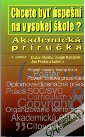 Chcete byť úspešní na vysokej škole? - Meško, Katuščák, Findra a kolektív