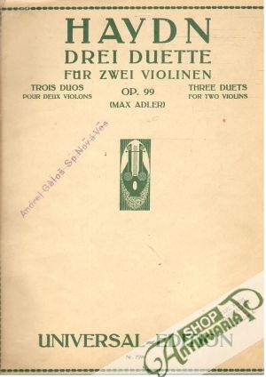 Drei duette - Haydn J.