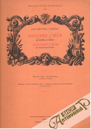 Jak Kŕtitel Vaňhal - Koncert C dur - Blažek V., Plichta J.