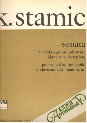K. Stamic - Sonata - Kolektív autorov