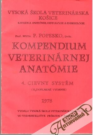 Kompendium veterinárnej anatómie 4. -cievny systém - Popesko P.