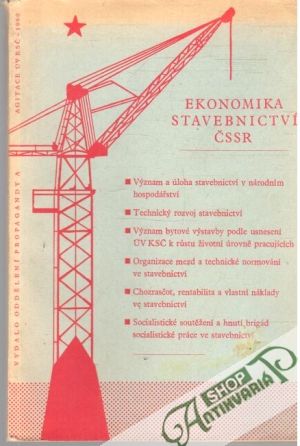 Ekonomika stavebnictví ČSSR - Kolektív autorov