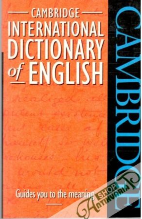 Cambridge international dictionary of english - Kolektív autorov