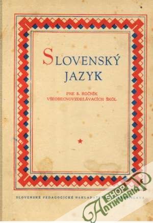 Slovenský jazyk pre 8. ročník - Oravec Ján a kolektív