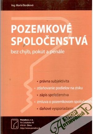 Pozemkové spoločenstvá - Boráková Marta