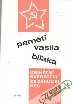 Paměti Vasila Biľaka II. - Biľak Vasil