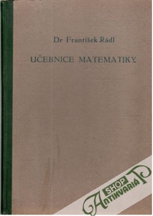 Učebnice matematiky - Rádl František