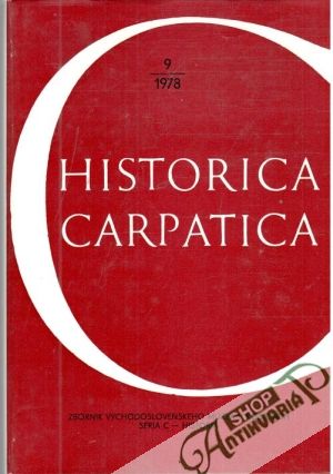 Historica carpatica 9/1978 - Šulc Viliam a kolektív