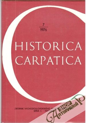 Historica carpatica 7/1976 - Šulc Viliam a kolektív