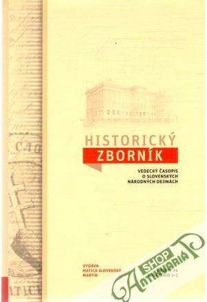 Historický zborník 24 2014 - Kolektív autorov