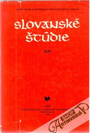 Slovanské štúdie XXI. - Kolektív autorov