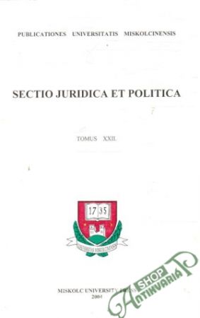 Sectio juridica et politica - Kolektív autorov