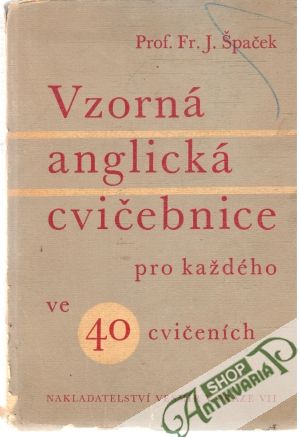 Vzorná anglická cvičebnice - Špaček J.