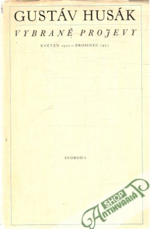 Vybrané projevy - Husák Gustáv
