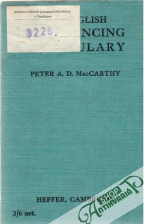 An english pronouncing vocabulary - MacCarthy Peter A.D.