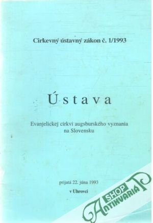 Ústava Evanjelickej cirkvi augsburského vyznania na Slovensku - Kolektív autorov