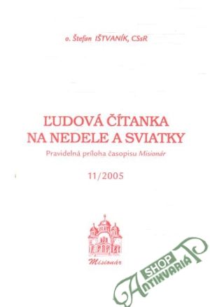 Ľudová čítanka na nedele a sviatky - Ištvaník Štefan