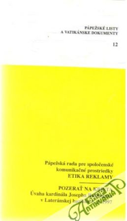 Pápežské listy a vatikánske dokumenty 12 - Kolektív autorov