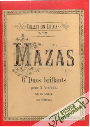 Duos pour 2 Violons - Mazas, Bruni, Jansa