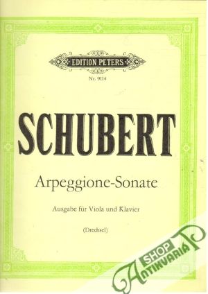 Arpeggione - Sonate - Ausgabe für Viola und Klavier - Schubert Franz